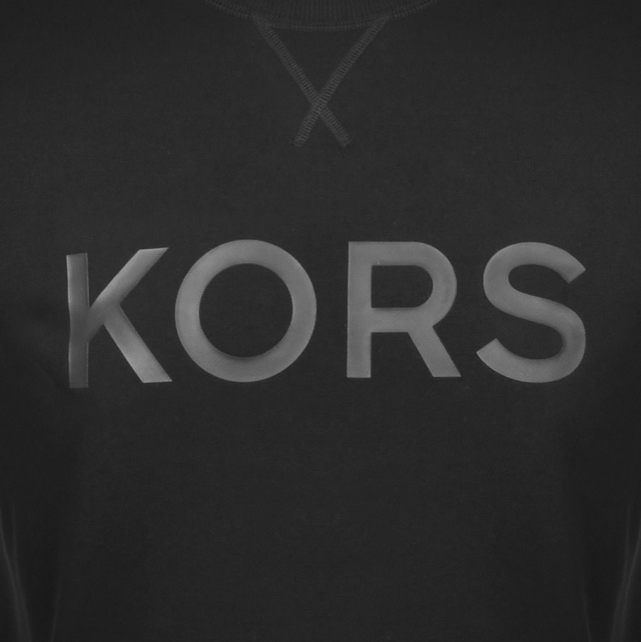 Alternative Image for ProductMichael Kors Crew Neck Logo Sweatshirt Black3